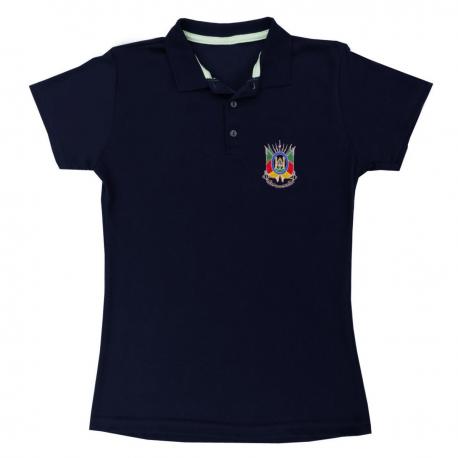 Camisa Polo Fem Piquet Brasão Extra