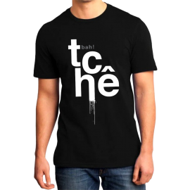 Camiseta Masc. Bah Tchê Preta