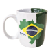 Caneca Bicolor Brasil 300ml