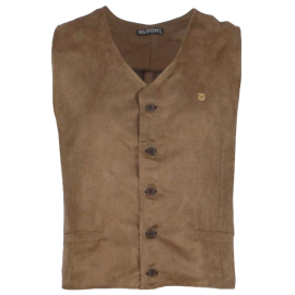 Colete Masc. Camurça Marrom M