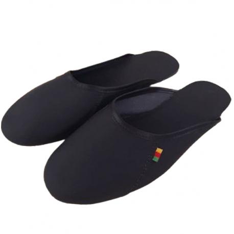 Chinelo De Couro Preto (37-45)