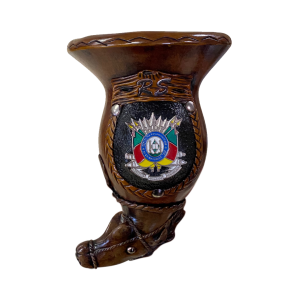 Cuia C/sup Brasão Cabeça Cavalo