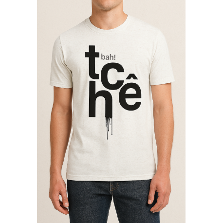 Camiseta Masc. Bah Tchê Branca