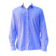 Camisa Masc. Ml Xadrez Branca/azul