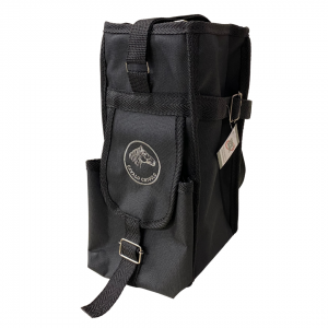 Mateira Bolsa Nylon Preta Cavalo Crioulo