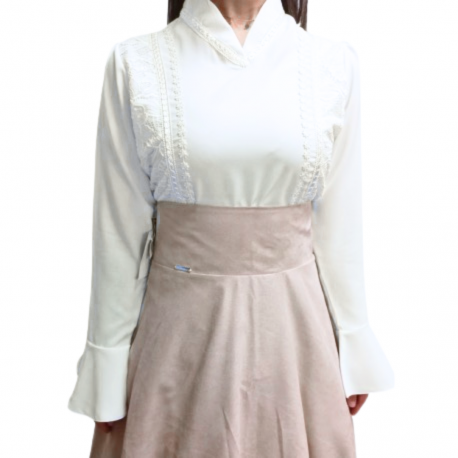 Blusa Oxfordine Branca