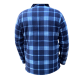 Casaco Masc. Sherpa Xadrez Azul