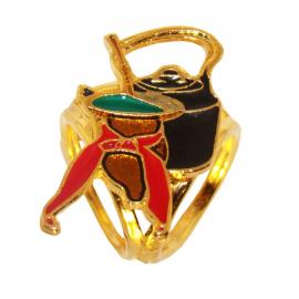 Passador Lenço Md Chal Cuia E Lenço