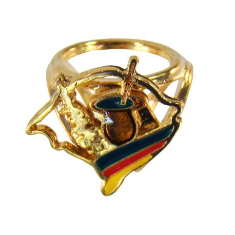 Passador Lenco Gr Mapa Rs Espeto E Cuia Vzdo