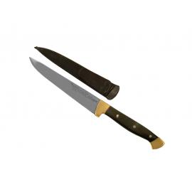 Faca 06 Inox Peixeira Cb Chifre/metal