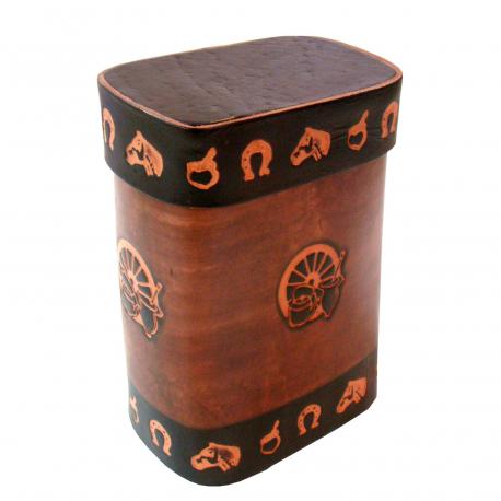 Porta Erva 1,0 Kg Couro C.chal.roda  